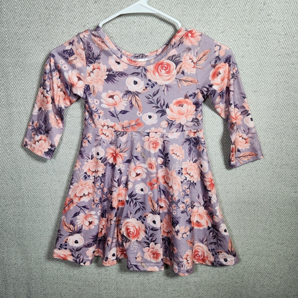 Jona Michelle & Unbranded Floral Girls 4 Dresses Set - Pink and Purple #spring - Picture 6 of 16